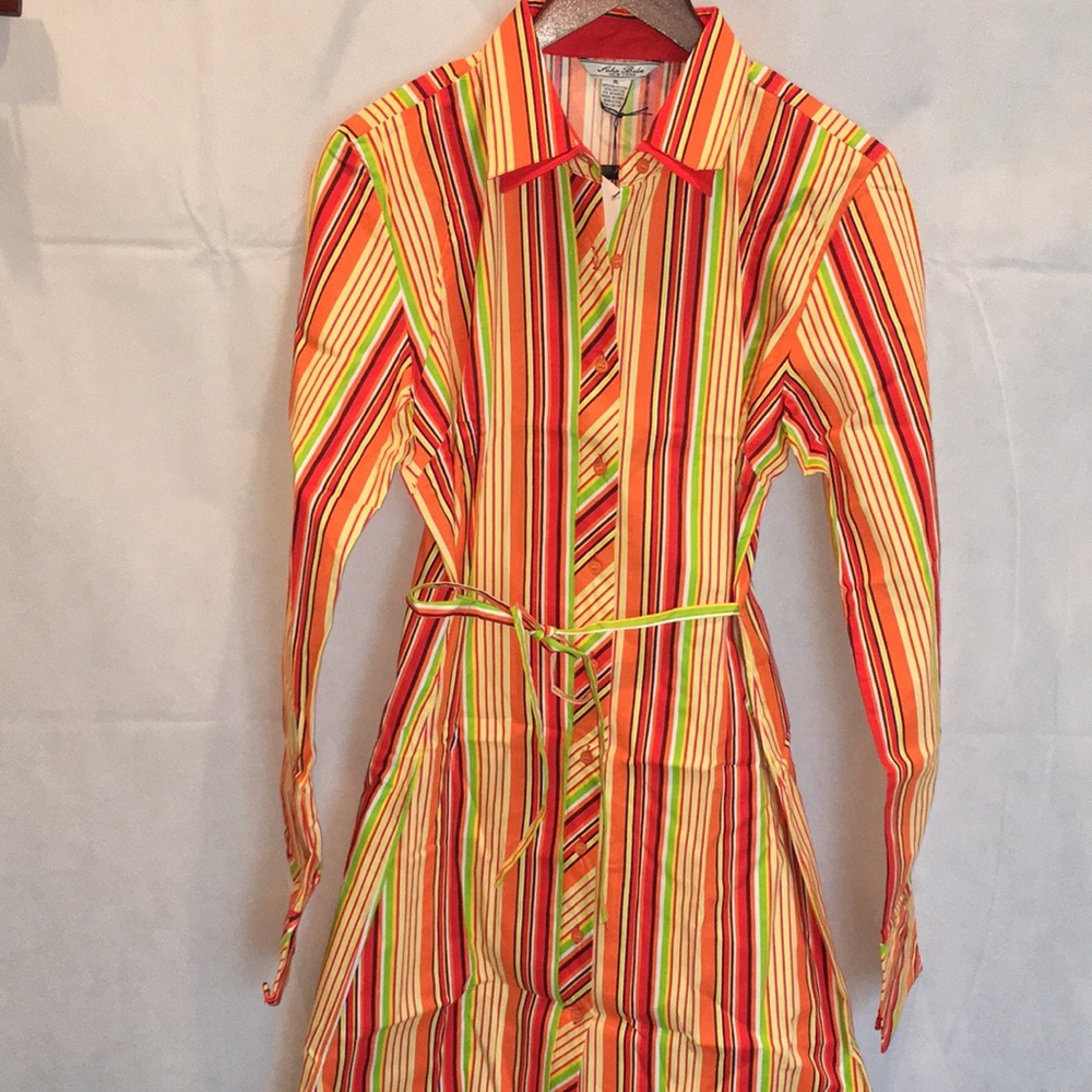 NWT Soho Babe Long Sleeve Shirt Dress